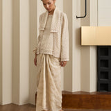 Amelie 2-Piece Ramie Kebaya Top in Buttercream