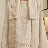 Amelie 2-Piece Ramie Kebaya Top in Buttercream