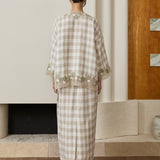 Traditionalist Linen Kedah Set in Sandstone