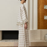 Traditionalist Linen Kedah Set in Sandstone