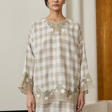 Traditionalist Linen Kedah Set in Sandstone