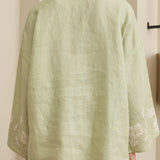 Eloise Linen Kedah Set in Pistachio