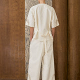 Eden Poplin Trousers in Baroque