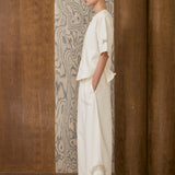 Eden Poplin Trousers in Baroque