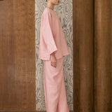 Eloise Linen Kedah Set in Peony