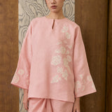 Eloise Linen Kedah Set in Peony