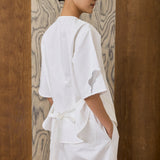 Eden Poplin Tunic in Porcelain