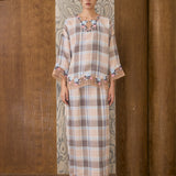 Traditionalist Linen Kedah Set in Macaron