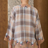 Traditionalist Linen Kedah Set in Macaron