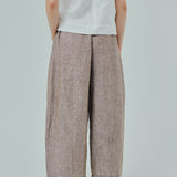Sculptor Linen Pants in Taupe