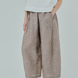 Sculptor Linen Pants in Taupe