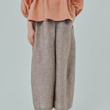 Sculptor Linen Pants in Taupe