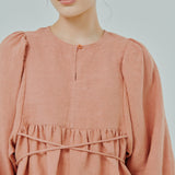 Big Day Linen Blouse in Sorbet