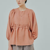Big Day Linen Blouse in Sorbet