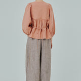 Big Day Linen Blouse in Sorbet