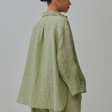 Friday Linen Shirt in Melon