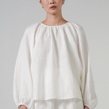 Cloud Linen Blouse in White