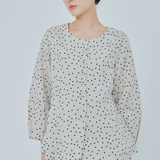 Curator Linen Waistcoat in Polka Dot