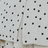 Curator Linen Waistcoat in Polka Dot