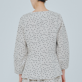 Curator Linen Waistcoat in Polka Dot