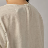 Morning Blouse in Ecru