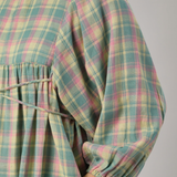 Daydream Plaid Dress in Popsicle