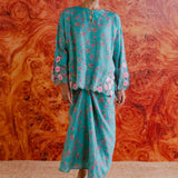 Gaia Kedah Ramie  Set in Turquoise