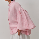 Lady Linen Shirt in Cherry Blossom