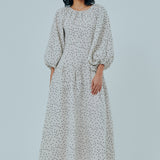 Solstice Linen Dress in Polka Dot
