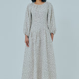 Solstice Linen Dress in Polka Dot