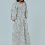 Solstice Linen Dress in Polka Dot