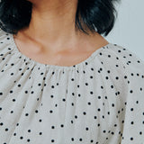 Solstice Linen Dress in Polka Dot