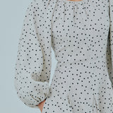 Solstice Linen Dress in Polka Dot
