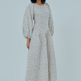 Solstice Linen Dress in Polka Dot