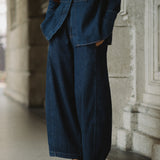 Sculptor Barrel Jeans in Dark Wash