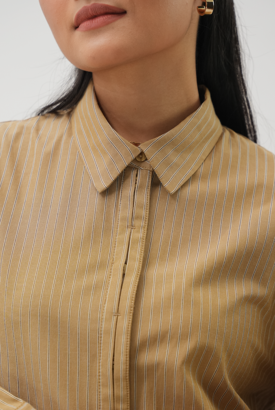 Out of Office Set in Brown Stripe