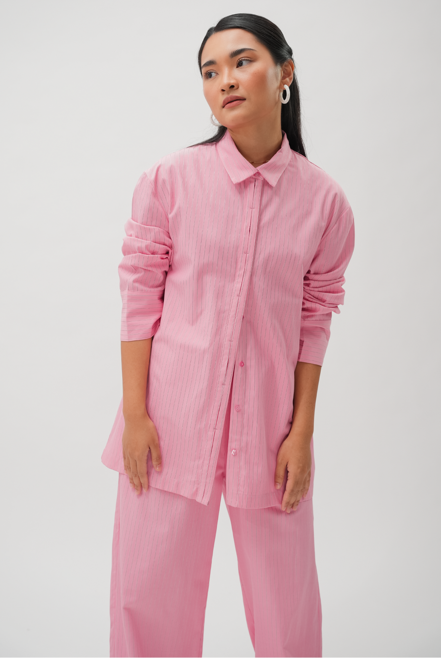 Out of Office Set in Pink Stripe