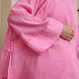 Narumi Ramie Tunic in Flamingo