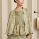 Asha 2-Piece Ramie Blouse in Verdant Floral