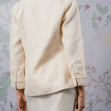 Signature Linen Kebaya Top in Cream