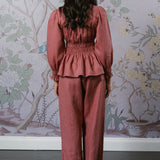 The Great Linen Trousers in Mauve Pink