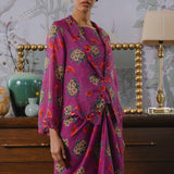 Dian Ramie 2-Piece Kebaya Top in Plum