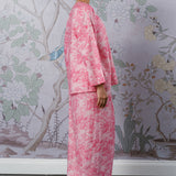 Traditionalist Kedah Set in Pink Floral