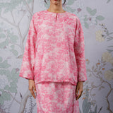 Traditionalist Kedah Set in Pink Floral