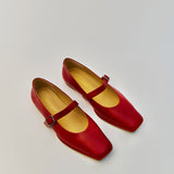 Great Mary Janes in Ruby Red