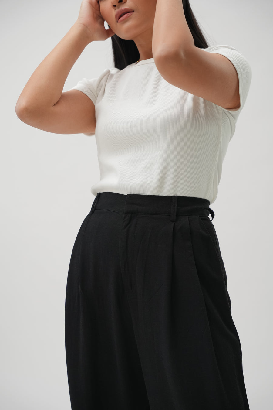 Off Duty Trousers in Black