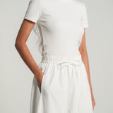 The Sculptor Poplin Pants in White