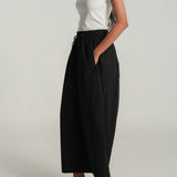 The Sculptor Poplin Pants in Black