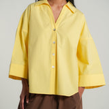 The Sculptor Poplin Shirt in Butter