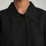 The Artist Poplin Shirt in Black